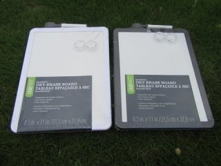 10X Portable Size Dry Erase Board Whiteboard 27.9x21.5cm