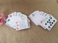 10Sets Normal Playing Cards Standard Family Poker Game Mixed