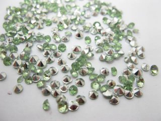2x240gram (20000Pcs) Green Diamond Confetti Wedding Table Scatte