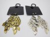 12Pairs Fashion Metal Art Drop Hook Earrings