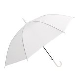 10Pc Frosted White Wind Water Proof Umbrella Parasol Wedding