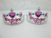 60 New "Birthday Girl" Shiny Dress up Tiaras Head Pieces