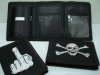 12X Black Nylon Wallets with Assorted design