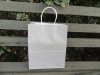 48 Bulk Kraft Paper Gift Carry Shopping Bag 33x26x12cm Silver