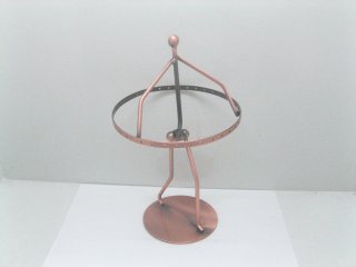 1X Unique Copper Hula Hoop Earring Display Stand for 15pairs
