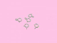 20pcs 925.Sterling silver Spring clasp 5.3X7.5mm