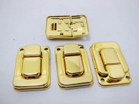 20X Golden Plated Metal Boxes Case Toggle Catch Latch