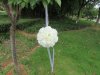 1X HQ Wedding White Rose Bridal Bouquets Posie 23cm Dia.