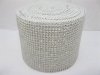 1Roll X 10Yds White Diamond Mesh Rhinestone Ribbon Crystal Wrap 1Roll X 10Yds White Diamond Mesh Rhinestone Ribbon Crystal Wrap