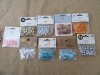 12Packets Heart Round Plastic Beads Mixed