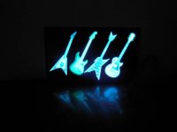 1X Guitar Etc Light Up Flashing LED Glow Equalizer