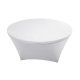 1Pc Stretch Spandex Table Cloth Round Protector Cover WHITE