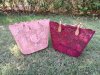 1Pc Elegant Underarm Lace Shopping Tote Bag Bucket 30x40x13cm