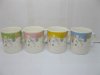96pcs Flower Kid Ceramic Coffee Mug Tea Cup Mixed Color