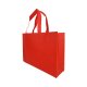 30Pcs Non-woven Red Shopping Tote Bag Eco Bag Reusable