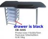 1X New Black Manicure Table with 5 Layer Drawers 1X New Black Manicure Table with 5 Layer Drawers