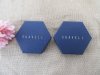 12 Blue Hexagon Necklace Ring Earring Jewelry Boxes Gift Box