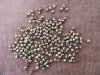 250Gram (Approx 2500Pcs) Golden Color Round Faceted Loose Beads
