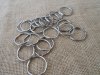 100Pcs Metal Key Rings Split Keyring 30mm Wholesale