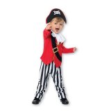 1Set Little Fancy Dress Pirate Costume Outfits Ages 2-3