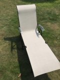 1X Outdoor Folding Recliner Sun Bed Lounge Pool Beach Chair Ivor