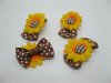 100 Sunflower Bowknot Bow Tie Decorative Applique Embellishments