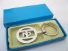 12Pcs Stainless Steel Key Ring Key Chain W/Case