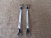 2Pcs Ratchet Spanner Wrench Set Double Ended Box 14/15mm