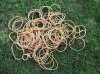 100Pcs Brown Multi-Purpose Various Usage Rubber Band 3mm Wide