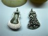 100 Xmas Jingle Bell Pendants Jewelry Findings