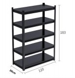 5 Layer Shelf Storage Kitchen Garage Shelving Rack 120x30x183cm