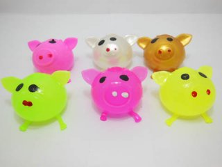 12 Funny Squishy Pig Sticky Toy for Kids Mixed toy-s23