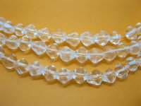 50 Strands X 50 Clear Bicone Glass Beads 6mm New