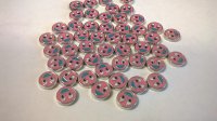 50 pcs SMILEY FACE floating charm