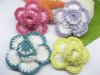 50 Handmade Crochet Flower for Dress Mixed cr-ch3