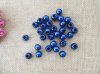 250g (400Pcs) Royal Blue Simulate Pearl Beads Barrel Pony Beads