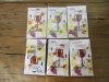 5Packets X 12Pcs Wine Glass Rings Charm Hoop Wine Glass Markers
