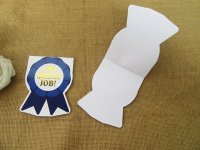 12Pcs Great Job Award Ribbon Shape Message Note Memo Pad