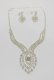 1Set Elegant Bridal Jewelry Set Earring Necklace Set 42cm long 1Set Elegant Bridal Jewelry Set Earring Necklace Set 42cm long