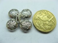 100 Tibetan Silver Round Bali Style Spacer Beads ac-ba-sp7