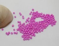 1Bag X 12000Pcs Opaque Glass Seed Beads 3mm Fuschia Color