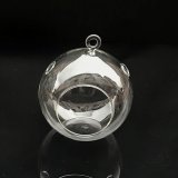 4Pcs Clear Ball Glass Hanging Candle Holder Wedding Home Decor