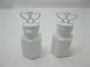 24 Bottles Double Heart on Top Bubble Wedding Favor 24 Bottles Double Heart on Top Bubble Wedding Favor