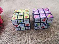 6Pcs New Magic Cube Puzzler Rubiks Toys Mixed Color