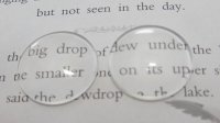 200Pcs Clear Round Glass Magnifying Cabochon Tiles 16mm Beads