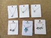 12Pcs Silver Chain Metal Necklace Pendant Women's Jewellery