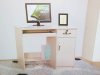 1X White Oak Office Home Computer Desk Cabinet 1000x580x750mm 1X White Oak Office Home Computer Desk Cabinet 1000x580x750mm