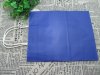48 Bulk Kraft Paper Gift Carry Shopping Bag 21x15x8cm Dark Blue