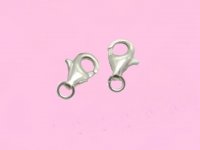 10pcs 925.Silver Plated Jewelry Lobster Claw Clasp 6X14mm