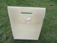 12 New Light Yellow Gift Bag for Wedding 31.5x24.5cm
